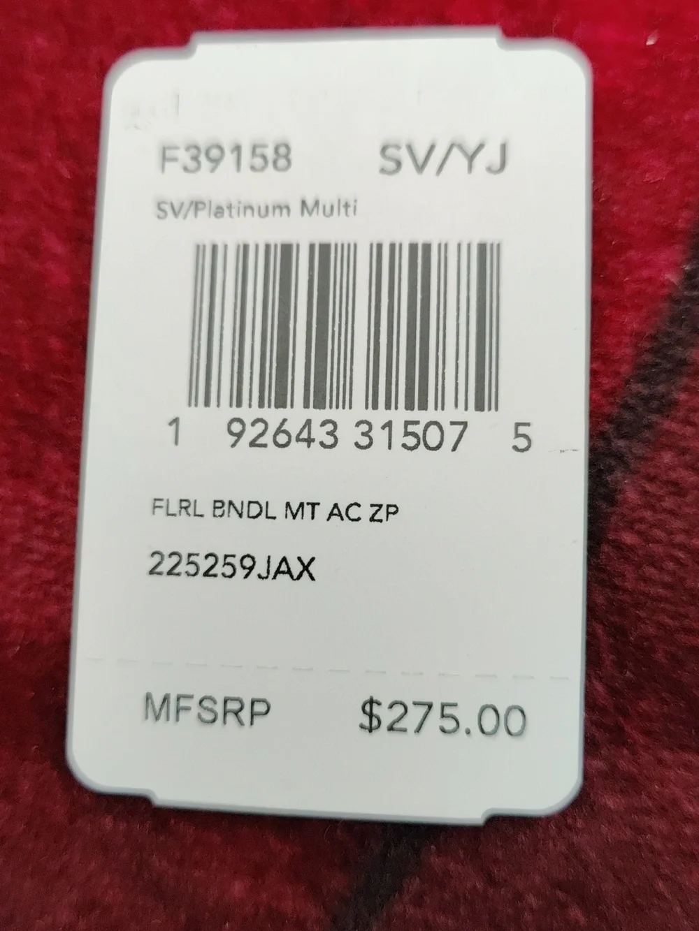 Coach Platinum Floral Wallet